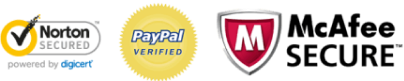 Norton Secured, PayPal Verified, McAfee Secure